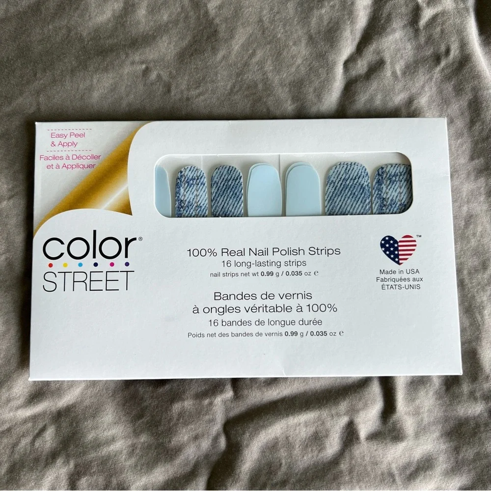 *Retired* Color Street: Blue Jean Baby | Denim Pastel Pale Spring Summer Set